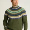 Jersey Fair Isle de mezcla de lana de Bonobos | Tejido cálido y festivo Jersey Fair Isle de mezcla de lana de Bonobos | Tejido cálido y festivo