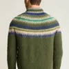 Jersey Fair Isle de mezcla de lana de Bonobos | Tejido cálido y festivo Jersey Fair Isle de mezcla de lana de Bonobos | Tejido cálido y festivo