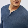 Jersey Henley de algodón ecológico Jersey Henley de algodón ecológico
