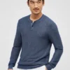 Jersey Henley de algodón ecológico Jersey Henley de algodón ecológico