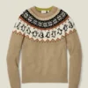 Jersey navideño para hombre de Bonobos | Festivo diseño Fair Isle con pingüinos
