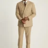 Jetsetter Blazer italiano de franela de doble botonadura
