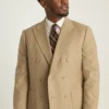 Jetsetter Blazer italiano de franela de doble botonadura