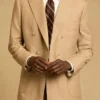 Jetsetter Blazer italiano de franela de doble botonadura