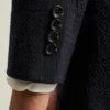 Jetsetter Blazer italiano de seersucker Jetsetter Blazer italiano de seersucker