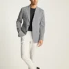 Jetsetter Blazer italiano de seersucker Jetsetter Blazer italiano de seersucker
