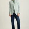 Jetsetter Blazer italiano de seersucker Jetsetter Blazer italiano de seersucker