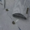 Jetsetter Blazer italiano de seersucker Jetsetter Blazer italiano de seersucker