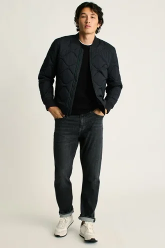 La bomber de nailon acolchada