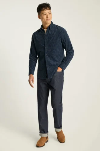 La camisa de pana elástica