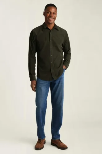 La camisa de pana elástica