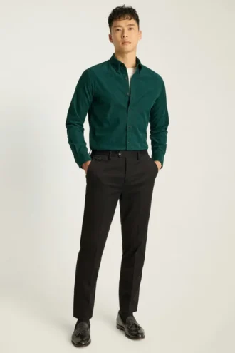 La camisa de pana elástica