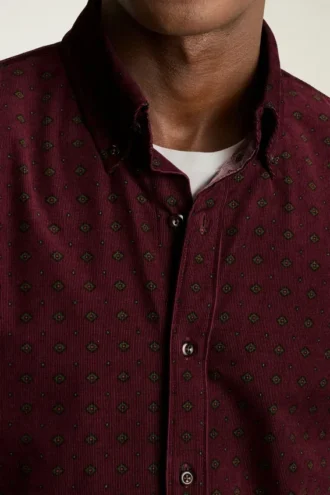 La camisa de pana elástica