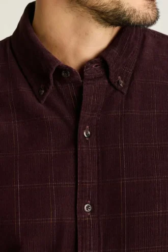 La camisa de pana elástica