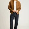 La chaqueta bomber de ante La chaqueta bomber de ante