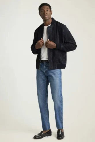 La chaqueta bomber de ante