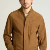 La chaqueta bomber de ante La chaqueta bomber de ante