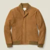 La chaqueta bomber de ante La chaqueta bomber de ante