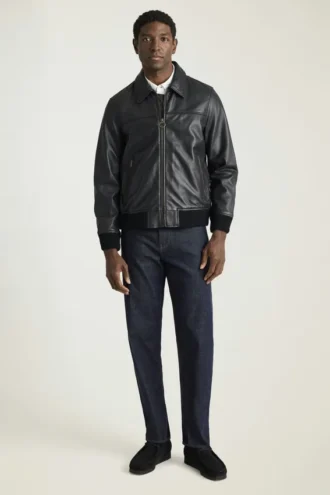 La chaqueta bomber de cuero Bowery