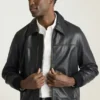 La chaqueta bomber de cuero Bowery La chaqueta bomber de cuero Bowery