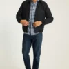 La chaqueta bomber de lana italiana