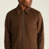 La chaqueta bomber de lana italiana