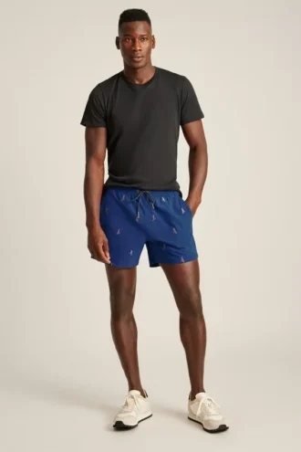 Los pantalones cortos Rec bordados