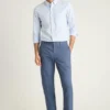 Pantalón chino de algodón elástico Pantalón chino de algodón elástico