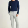 Pantalón chino de algodón elástico