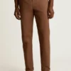 Pantalón chino de algodón elástico Pantalón chino de algodón elástico