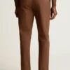 Pantalón chino de algodón elástico Pantalón chino de algodón elástico