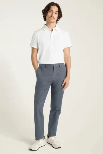 Pantalón chino de sarga cepillada