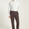 Pantalón chino de sarga cepillada