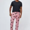 Pantalón chino elástico estampado