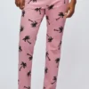 Pantalón chino elástico estampado
