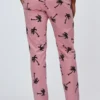 Pantalón chino elástico estampado