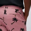 Pantalón chino elástico estampado