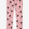 Pantalón chino elástico estampado