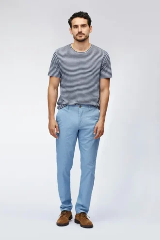 Pantalón chino elástico Oxford