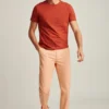 Pantalón chino ligero elástico teñido en hilo Pantalón chino ligero elástico teñido en hilo