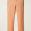 Pantalón chino ligero elástico teñido en hilo Pantalón chino ligero elástico teñido en hilo