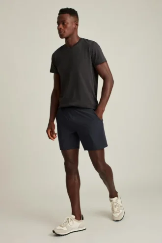 Pantalón corto de gimnasio con forro