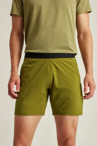Pantalón corto de gimnasio sin forro