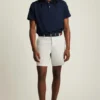 Pantalón corto de golf de seersucker de alto rendimiento Pantalón corto de golf de seersucker de alto rendimiento