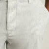 Pantalón corto de golf de seersucker de alto rendimiento Pantalón corto de golf de seersucker de alto rendimiento