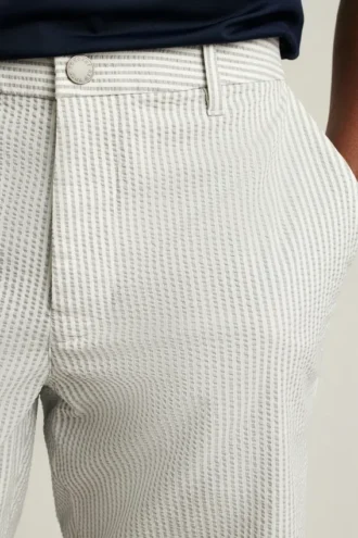 Pantalón corto de golf de seersucker de alto rendimiento