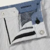 Pantalón corto de golf de seersucker de alto rendimiento Pantalón corto de golf de seersucker de alto rendimiento