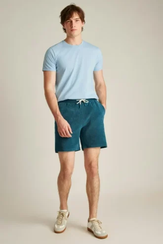Pantalón corto de rizo
