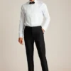 Pantalón de esmoquin de lana italiana elástica Empire