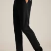 Pantalón de esmoquin de lana italiana elástica Empire
